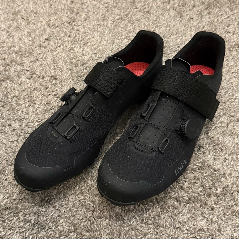 Fizik Vento Ferox Carbon Gravel Cycling Shoe Black Size 45 / 10.5